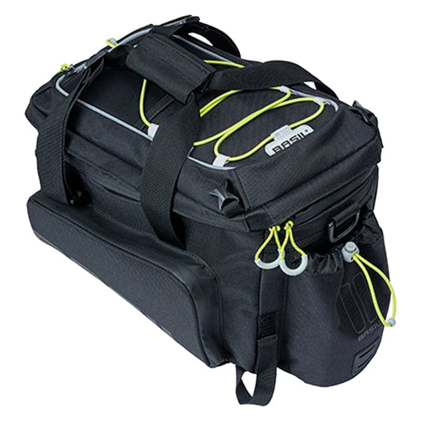 Basil Bags Basil Miles Trunk Bag XL Pro Velcro Straps 2197 c.i. Black/Green
