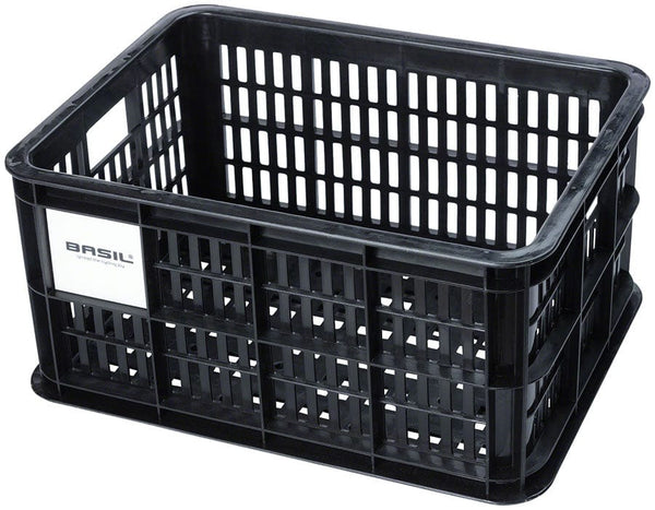 Basil Baskets and Accessories 17.5L / Black Basil Bicycle Crate Baskets