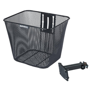 Basil Baskets and Accessories Basil Bilbao FM Basket Front Black