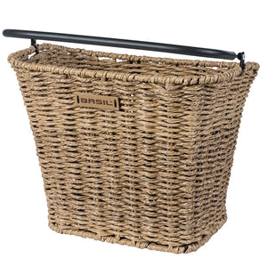 Basil Baskets and Accessories Basil Bremen Rattan Basket Front 27x35x29 cm Green