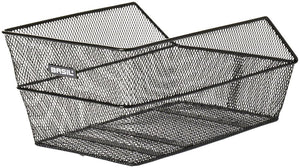 Basil Baskets and Accessories Basil Cento Rear Basket - Steel Black
