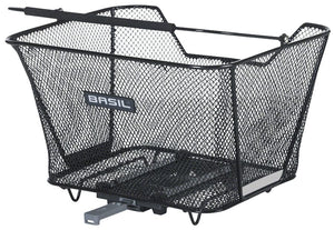 Basil Baskets and Accessories Basil Lesto MIK Rear Basket - Black