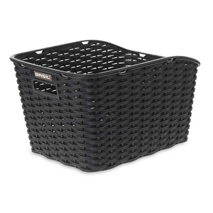 Basil Baskets and Accessories Basil Weave WP Rear basket Black