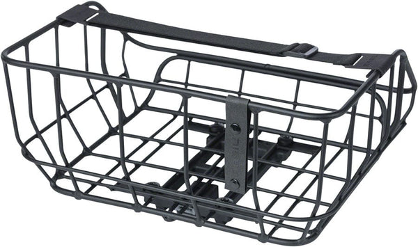 Basil Baskets and Accessories Matte Black Basil Portland Rear Basket - MIK Mount