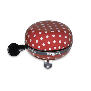 Basil Bells and Horns Red Basil Polka Dot Bell 80mm