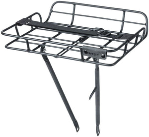 Basil Front Mount Rack Basil Portland Front Rack Aluminum Black