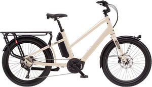 Benno Cargo Ebikes Benno Boost E Class 1 Etility Ebike - Bosch Performance Line 400Wh Step-Through Bone Gray One Size