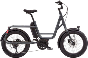 Benno Cargo Ebikes Benno RemiDemi 9D Class 3 Etility Ebike - Bosch Performance Line Sport 400Wh Anthracite Gray One Size