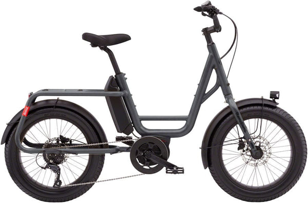 Benno Cargo Ebikes Benno RemiDemi 9D Class 3 Etility Ebike - Bosch Performance Line Sport 400Wh Anthracite Gray One Size