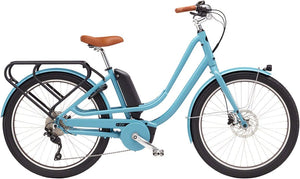 Benno City Ebike Benno eJoy 10D Class 1 Etility Ebike - Bosch Active Line Plus 400Wh Step-Through Niagara Blue One Size