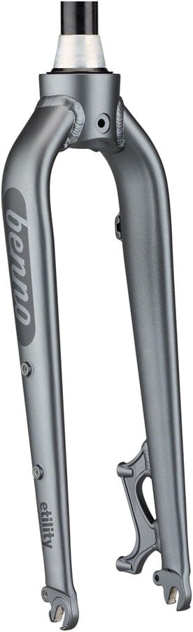 Benno Cyclocross/Hybrid Fork Benno Boost Replacement Fork - Aluminum 2020-2021 QR 24" Post Mount Anthracite