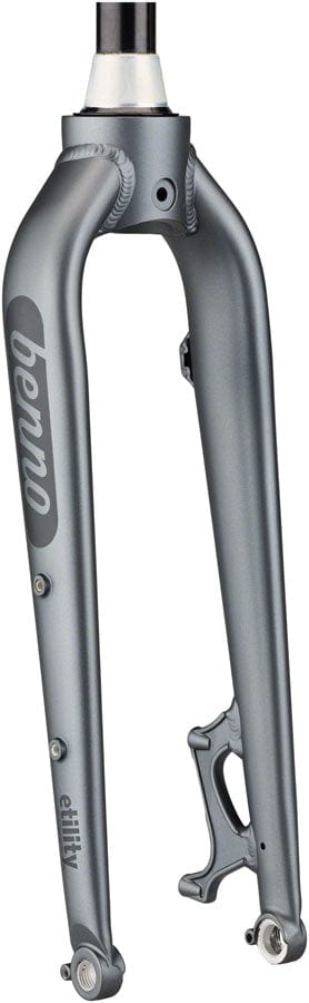 Benno Cyclocross/Hybrid Fork Benno Boost Replacement Fork - Aluminum 2022+ Thru-Axle 24" Post Mount Anthracite