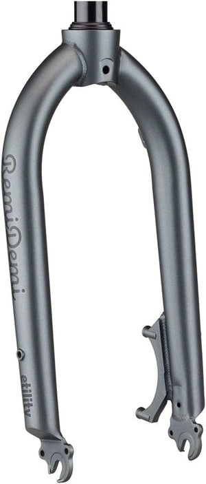 Benno Cyclocross/Hybrid Fork Benno RemiDemi Replacement Fork - Aluminum 2020-2021 QR 20" Post Mount Anthracite