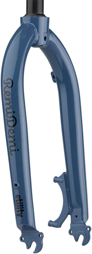 Benno Cyclocross/Hybrid Fork Benno RemiDemi Replacement Fork - Aluminum Pigeon Blue QR 20" Post Mount 2020-21