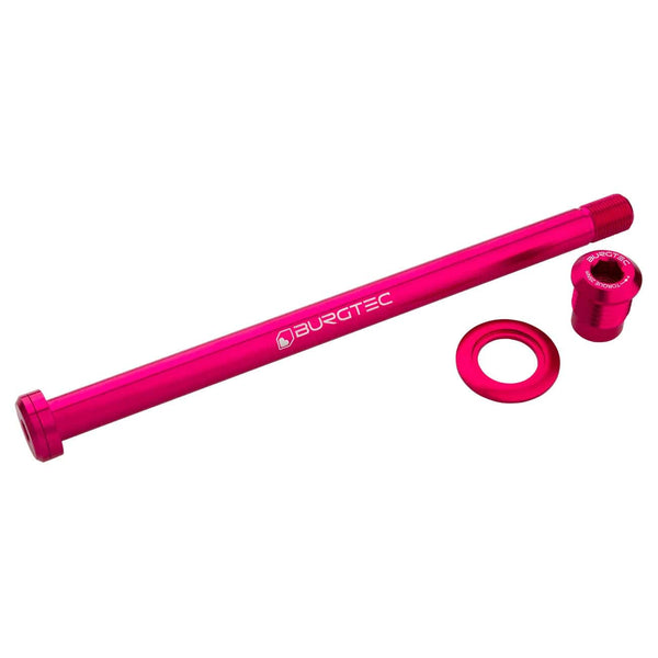 Burgtec Trek 184.5mm Rear Axle Toxic Barbie Pink  