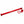 Burgtec Pivot 185.3mm UDH Rear Axle Race Red