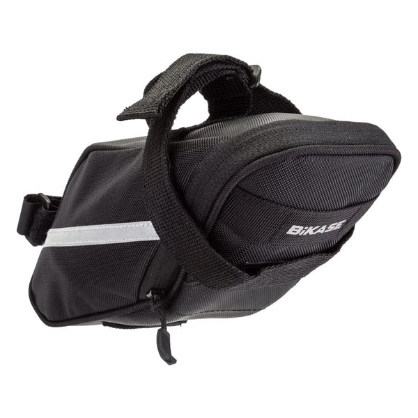 Bikase Bags Bikase Momentum Seat Bag Velcro Straps 9.5x4.5x4.5` 75 c.i. Black