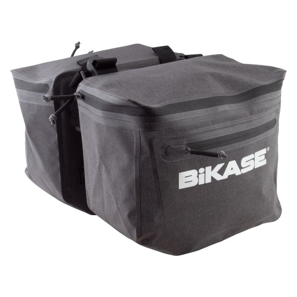 Bikase Bags Bikase Urbanator Adjustable Panniers Bag Velcro Straps 11.5x10.5x6` 1500 c.i. Black