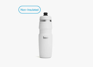 Bivo Water Bottle Roadie White Bivo Duo Lightweight Stainless Water Bottle 25 oz Non-Insulated