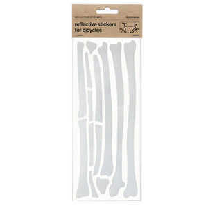 Bookman Visibility Reflective Stickers Bone White