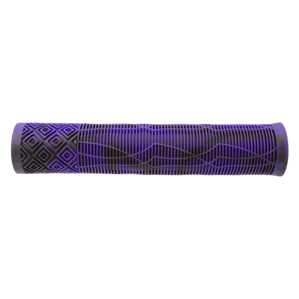 Black ops Grips Black ops Rowdy Duty Grips Purple/Black 166mm Flangeless