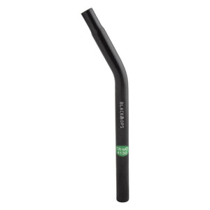 Black ops Seatpost Black ops Lay-Back Seatpost No Support 25.4mm 380mm Black Cro-Mo 65mm 325g