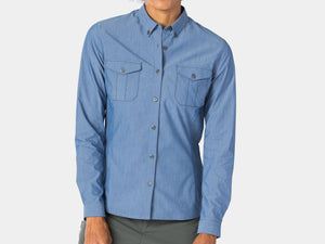 Bontrager Shirts Shirt Bontrager Adventure Ride Women Large Chambray Blue