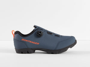Bontrager Shoe Shoe Bontrager Evoke 44 Battleship Blue/Radioactive OG
