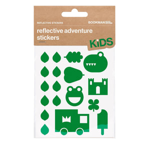 Bookman Safety Bookman Visibility Reflective Stickers Adventure Green