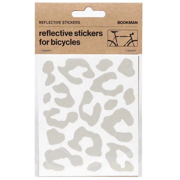 Bookman Safety Bookman Visibility Reflective Stickers Leopard White