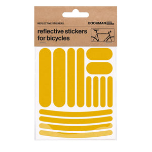 Bookman Safety Bookman Visibility Reflective Stickers Strips Yellow