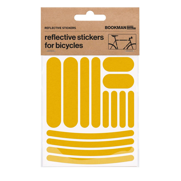 Bookman Safety Bookman Visibility Reflective Stickers Strips Yellow