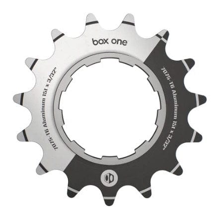 BOX Cogs & Singlespeed Conversions 15T Box One 3/32" CNC AL 7075 Cog Black