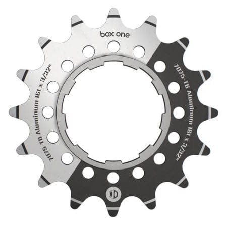 BOX Cogs & Singlespeed Conversions 16T Box One 3/32" CNC AL 7075 Cog Black