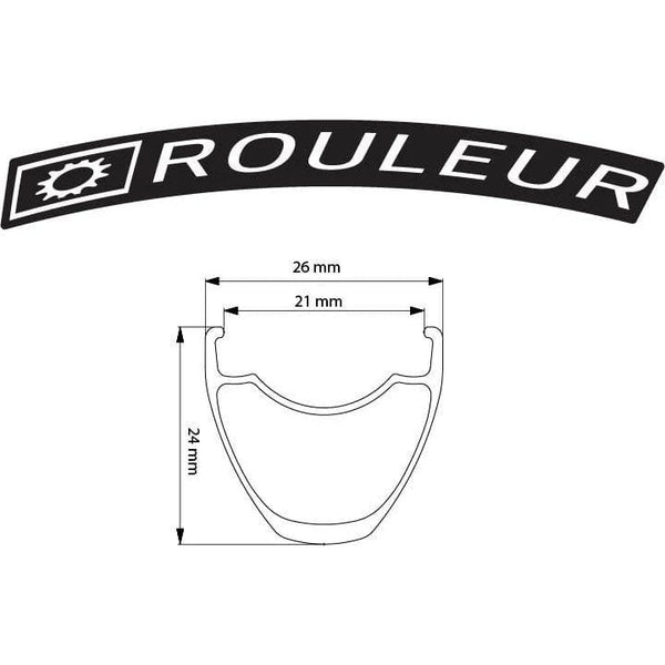 Boyd Cycling Rims 24H Boyd Rouleur Disc 700c Rim