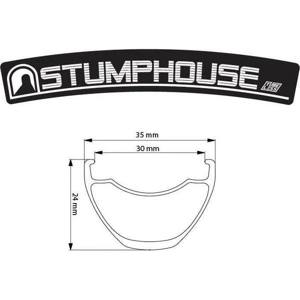 Boyd Cycling Rims Boyd Stumphouse 27.5" Rim 32h Black