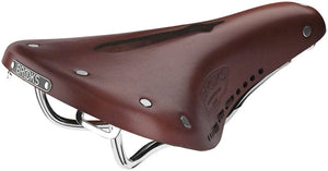 Brooks Saddles Brooks B17 Carved Saddle - Steel Antique Brown