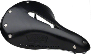 Brooks Saddles Brooks B17 Carved Saddle - Steel Black Women's