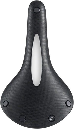 Brooks Saddles Carved Brooks C17 All Weather Saddle - Steel, Black, Men's