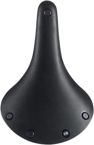 Brooks Saddles Standard / No Brooks C19 All Weather Saddle - Steel, Black, Men's
