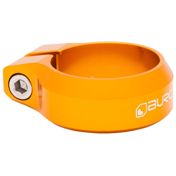 Burgtec Binders - Bolt-on Burgtec Seat Clamp 34.9mm Iron Bro Orange