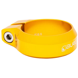 Burgtec Binders - Bolt-on Burgtec Seat Clamp 38.6mm Burgtec Bullion Gold