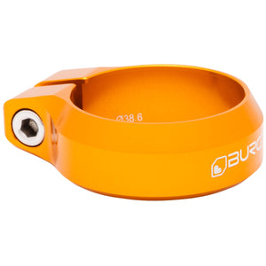 Burgtec Binders - Bolt-on Burgtec Seat Clamp 38.6mm Iron Bro Orange