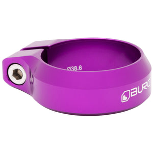 Burgtec Binders - Bolt-on Burgtec Seat Clamp 38.6mm Purple Rain