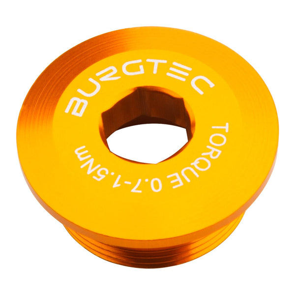 Burgtec Crank Bolts and Parts Iron Bro Orange Burgtec Shimano Crank Bolts