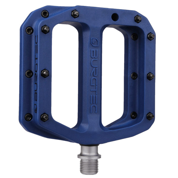 Burgtec Pedals Deep Blue Burgtec MK4 Composite Flat Pedals