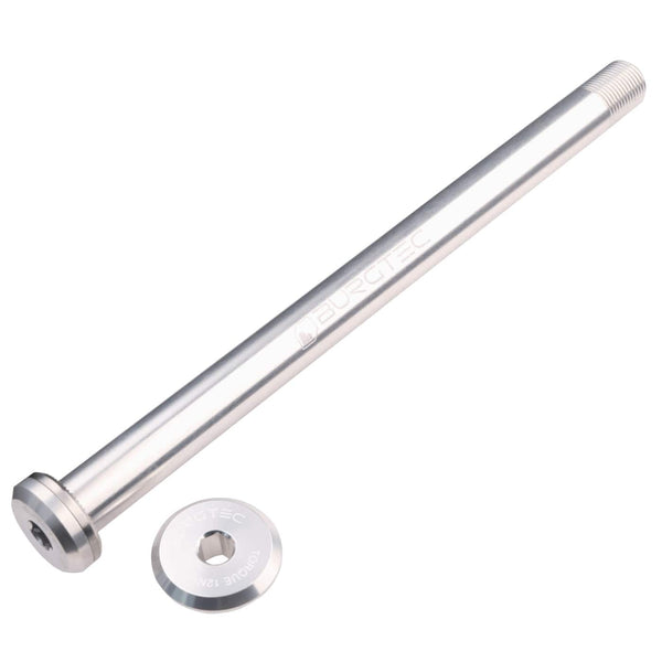 Burgtec Wheel Skewers & Thru-Axles Burgtec Santa Cruz Rear Axle 12x168.5mm Rhodium Silver