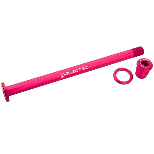 Burgtec Wheel Skewers & Thru-Axles Toxic Barbie Pink Burgtec Evil 183.5mm UDH Rear Axles