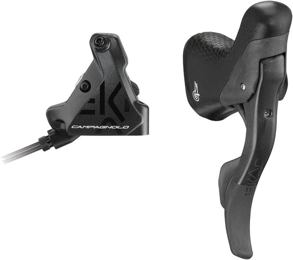 Campagnolo Brake/Shift Lever - Drop Bar Campagnolo EKAR GT Ergopower Shift/Brake Lever Disc Brake Caliper - Right/Rear 13-Speed 140mm Flat Mount Hydraulic Caliper BLK