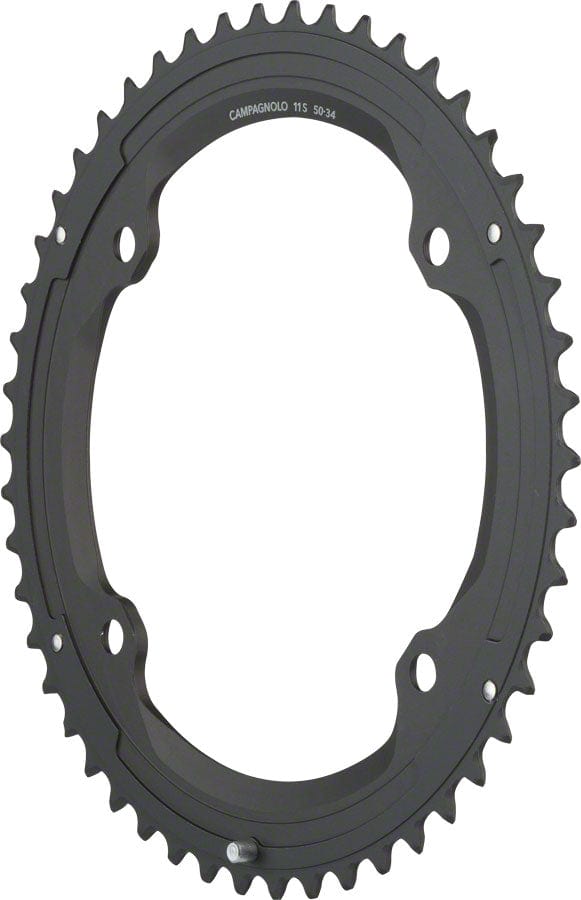 Campagnolo Chainrings 11-Speed / 50T / Chorus Campagnolo Chorus 12-Speed Chainring Bolt Set - 52t 123mm Campagnolo Asymmetric 4-Bolt BLK